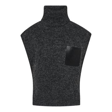 Haute L' Amitié - Darcia Pocket Knit Vest - Antracit Melange